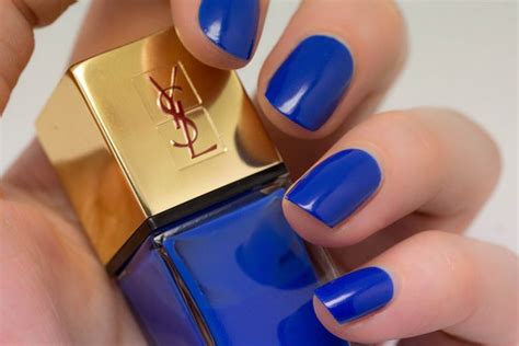 vernis yves saint laurent bleu majorelle|Vernis à Ongles .